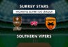 IR w vs ND w Dream11 Team Prediction, Dream 11 Expert Team Tips SS vs SV, Dream11 Prediction for today match, Southern Vipers vs Surrey Stars Dream11 Team